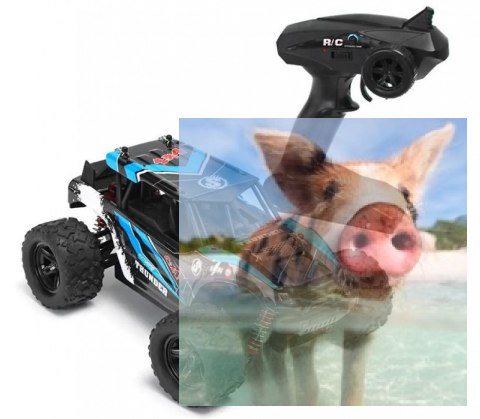 Thunder 1:18 RTR 2.4GHz - niebieski