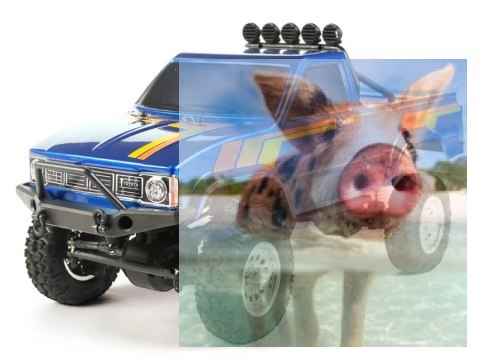 Thunder Tiger TOYOTA HILUX 1/12 4WD 2.4GHz Pick-up RTR - niebieski