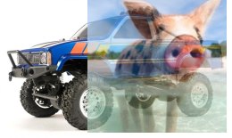 Thunder Tiger TOYOTA HILUX 1/12 4WD 2.4GHz Pick-up RTR - niebieski