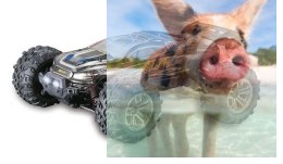 Truggy Racer 4WD 1:16 2.4GHz RTR - Niebieski