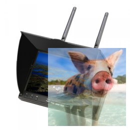 Wyświetlacz FPV LCD5802D 5802 (5.8GHz, 32CH, 800x480, 7