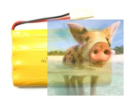700mAh 9.6V Ni-Cd Wtyczka Mini Tamiya / HB-P100