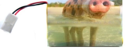 800mAh 9.6V NiCd Tamiya