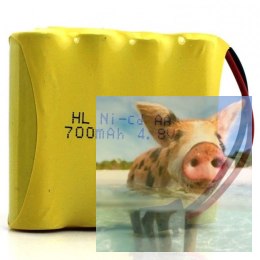 Akumulator NiCd 4.8V 700mAh