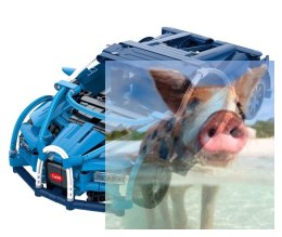 Bugatti Chiron - klocki CADA - zdalnie sterowany (419 klocków)