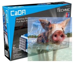 Ciężarówka wywrotka - do zbudowania z klocków - PULL BACK (C52011W)