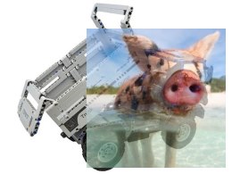 Ciężarówka wywrotka - klocki CADA - ZDALNIE STEROWANA (C51017W)