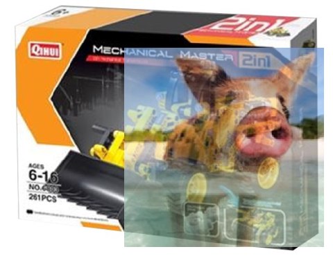 Construction Bulldozer & Tank 2w1