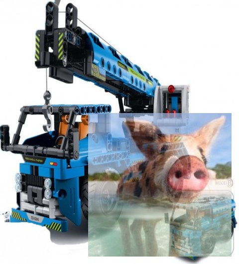 Crane 2w1 - klocki zdalnie sterowane Crane 2w1 - klocki zdalnie sterowane
