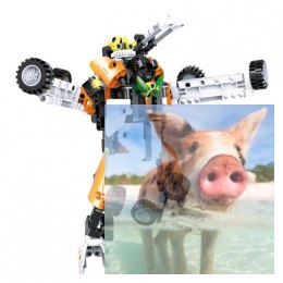 Czołg Transformer - do zbudowania z klocków PULL BACK (C52008W)