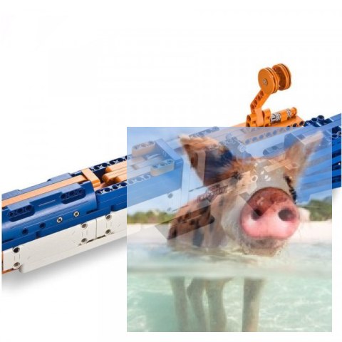 Karabin M1 (strzela pociskami) - klocki CADA