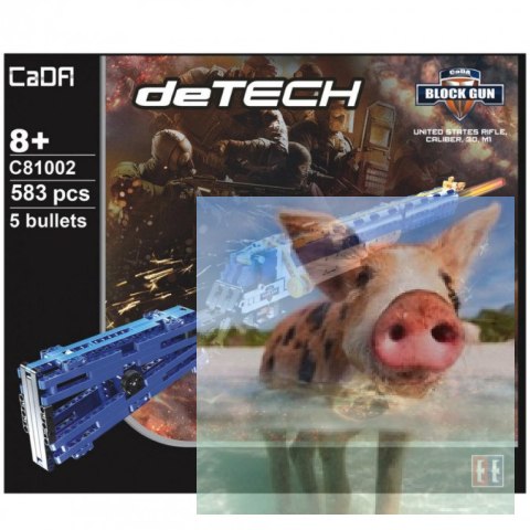 Karabin M1 (strzela pociskami) - klocki CADA