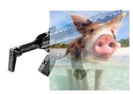 Karabin maszynowy MP5 - klocki CADA