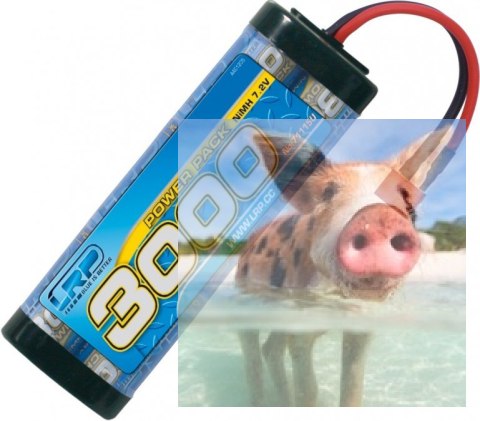 LRP 3000mAh 7.2V NiMH T-Dean