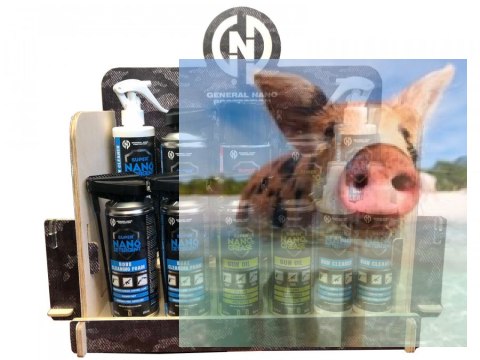 Mały stojak na środki czyszczące i konserwujące