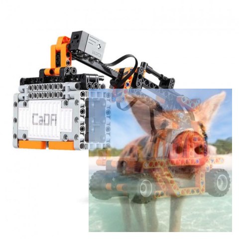 Maszyny portowe - klocki CADA - zdalnie sterowane (634 klocki)