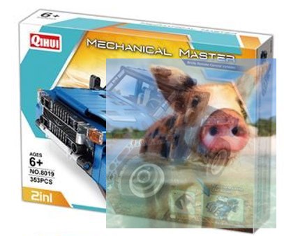 Pickup Truck 2w1 - klocki zdalnie sterowane Pickup Truck 2w1 - klocki zdalnie sterowane