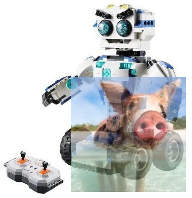 Robot / pojazd (2w1) - klocki CADA - ZDALNIE STEROWANY (C51028W) Robot / pojazd (2w1) - klocki CADA - ZDALNIE STEROWANY (C51028W)