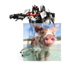 Robot / samolot (2w1) - klocki CADA