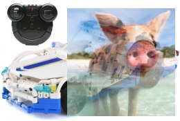 Samochód policyjny - klocki CADA - ZDALNIE STEROWANY (C51006W)