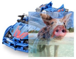 Samochód sportowy - klocki CADA - zdalnie sterowany (585 klocków)