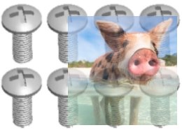 Śruby z łbem krzyżowym - 12428-0102