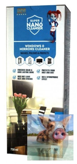 Zestaw do czyszczenia i zabezpieczania okien, luster i monitorów - 750ml