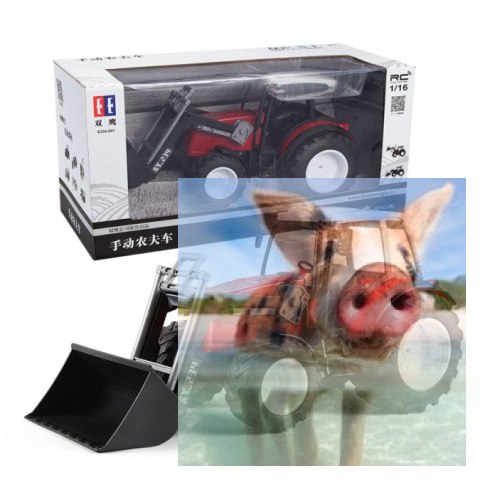 Ciągnik z ładowaczem 1:16 (ręcznie podnoszony i opuszczany ładowacz)