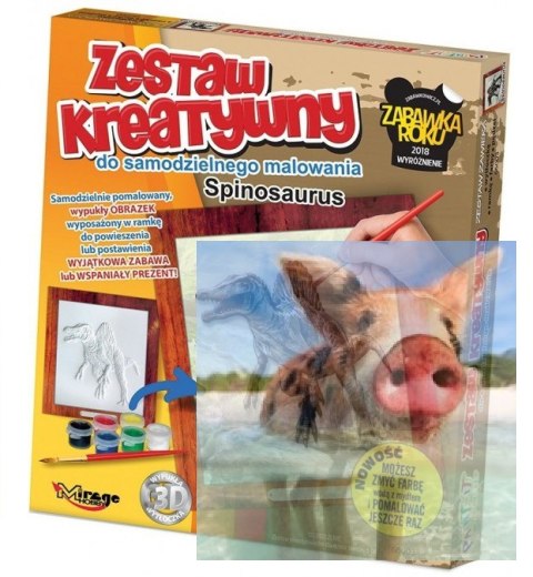 DINO - Wypukła Malowanka Seria DINO - Spinosaurus