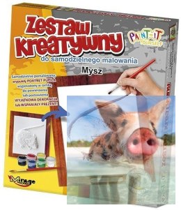 FUTRZAKI - Wypukła Malowanka Seria FUTRZAKI - MYSZ