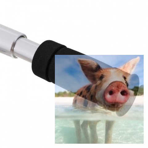 Hulajnoga składana ALEX (koła 200mm, szer. podestu 110mm) - czarna