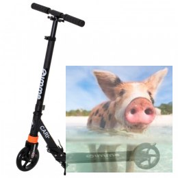 Hulajnoga składana CARI (koła 145mm, amortyzator przód) - czarna