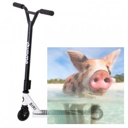 Hulajnoga wyczynowa SIRI (koła 100mm, szer. podestu 110mm) - biała