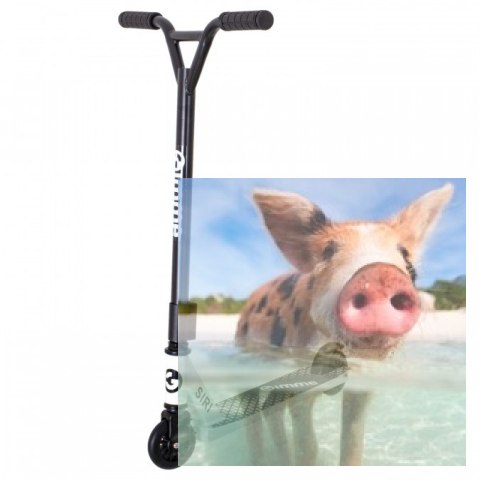 Hulajnoga wyczynowa SIRI (koła 100mm, szer. podestu 110mm) - biała