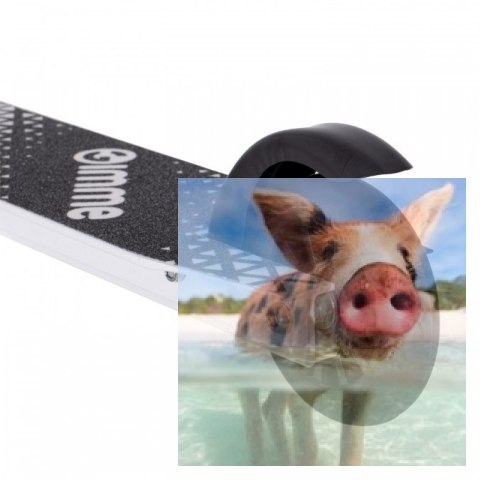 Hulajnoga wyczynowa SIRI (koła 100mm, szer. podestu 110mm) - biała