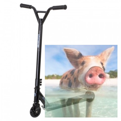 Hulajnoga wyczynowa SIRI (koła 100mm, szer. podestu 110mm) - czarna