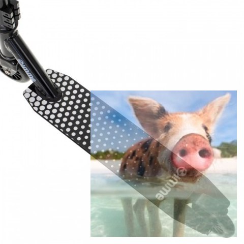 Hulajnoga wyczynowa SIRI (koła 100mm, szer. podestu 110mm) - czarna