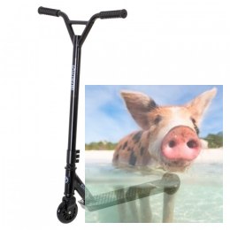 Hulajnoga wyczynowa STIV (koła 100mm, szer. podestu 110mm, wzmocniona konstrukcja) - czarna