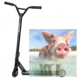 Hulajnoga wyczynowa STIV (koła 100mm, szer. podestu 110mm, wzmocniona konstrukcja) - czarna