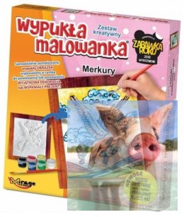 JEDNOROŻEC - Wypukła Malowanka - MERKURY