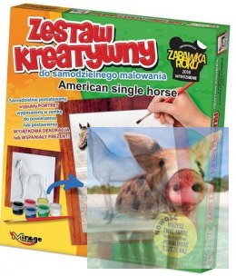 KONIE - Wypukła Malowanka Seria KONIE - American single horse