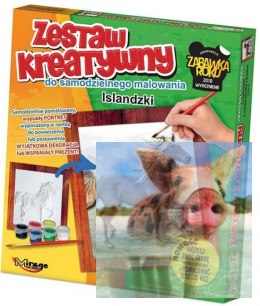 KONIE - Wypukła Malowanka Seria KONIE - Islandzki