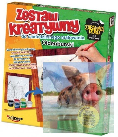 KONIE - Wypukła Malowanka Seria KONIE - Oldenburski