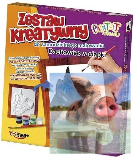 KOTY - Wypukła Malowanka Seria KOTY - DACHOWIEC W CIAPKI