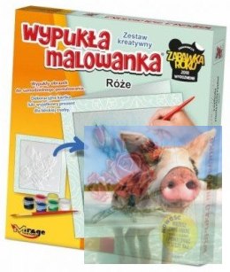 KWIATY - Wypukła Malowanka - RÓŻE