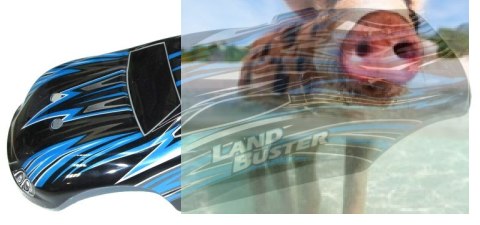 Karoseria do NQD Land Buster - niebieska - POSERWISOWA