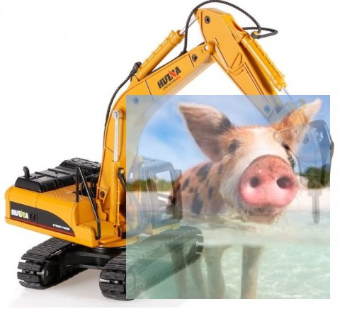 Koparka wiertnicza (skala 1:50, ręczna obsługa)