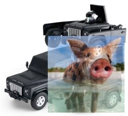 Land Rover Transformer 1:14 2.4GHz RTR (akumulator, ładowarka USB) - czarny