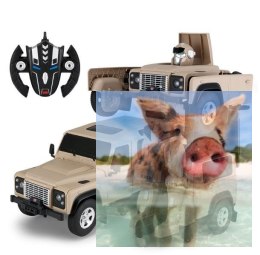 Land Rover Transformer 1:14 2.4GHz RTR (akumulator, ładowarka USB) - żółty