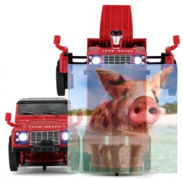 Land Rover Transformer Die Cast 1:32 RTR (zasilanie na baterie) - czerwony